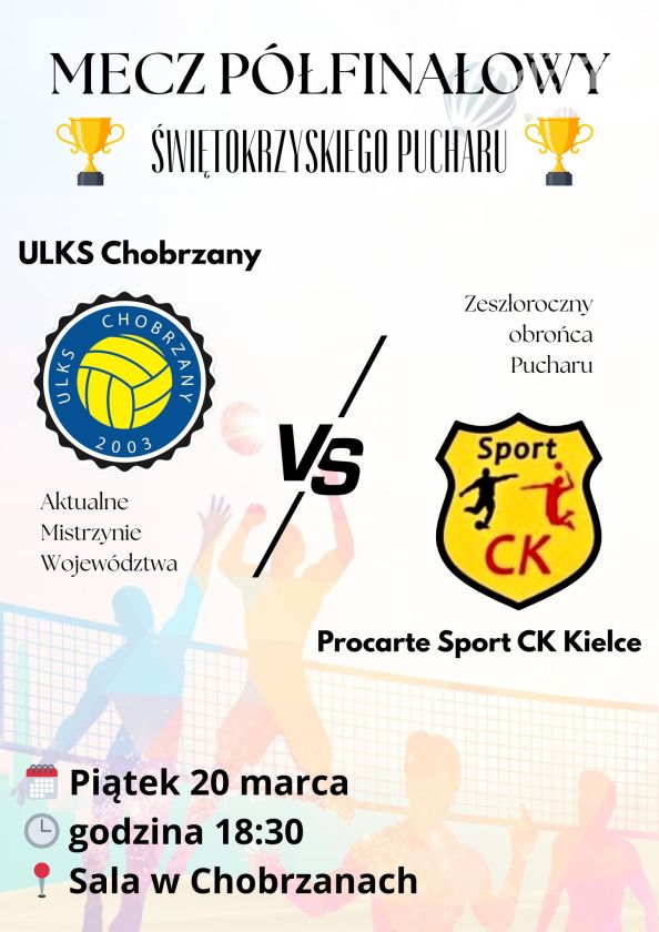 Ważny test przed barażami: ULKS Chobrzany zagra o finał z Procarte Sport CK Kielce