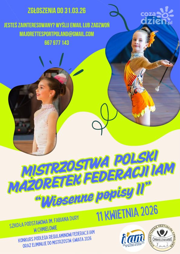 Mażoretki Diament Chmielów przed mistrzostwami u siebie. Trwa walka o formę i kwalifikacje na światowy czempionat