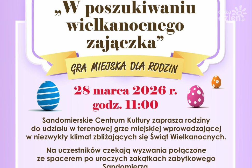 Sandomierz zaprasza na wielkanocną grę miejską „W poszukiwaniu zajączka”