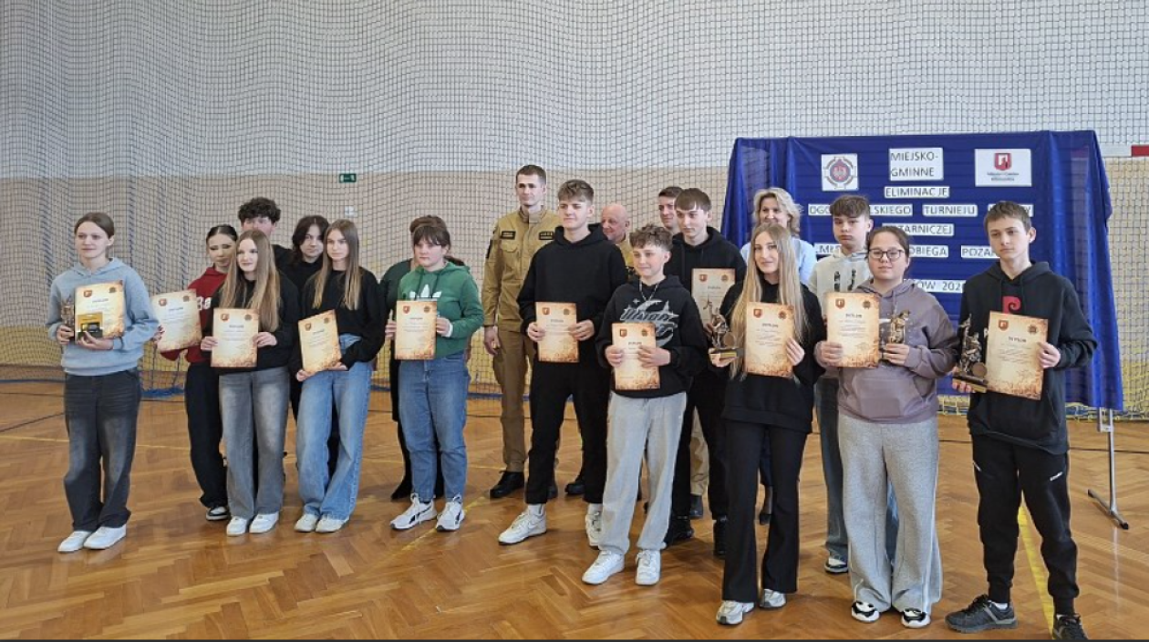 Młodzież z gminy Klimontów sprawdziła swoją wiedzę pożarniczą