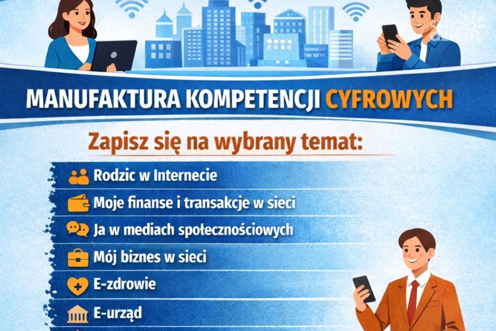 Mieszkańcy Gminy Samborzec mogą zdobyć nowe umiejętności – ruszają bezpłatne szkolenia cyfrowe