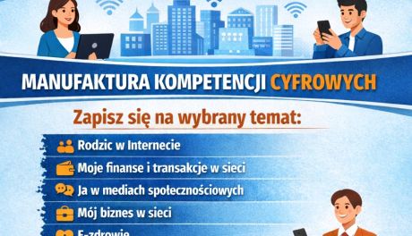 Mieszkańcy Gminy Samborzec mogą zdobyć nowe umiejętności – ruszają bezpłatne szkolenia cyfrowe