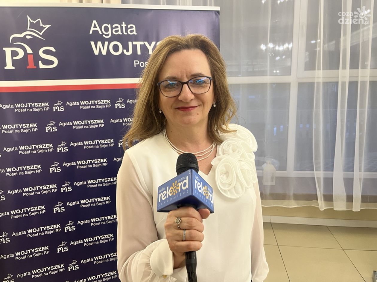 Spotkanie z poseł Agatą Wojtyszek w gminie Koprzywnica