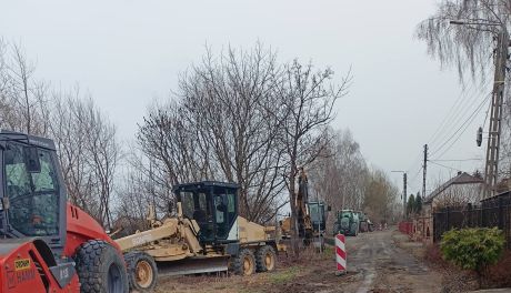 Remont ulicy Ostrówek w Sandomierzu ruszył