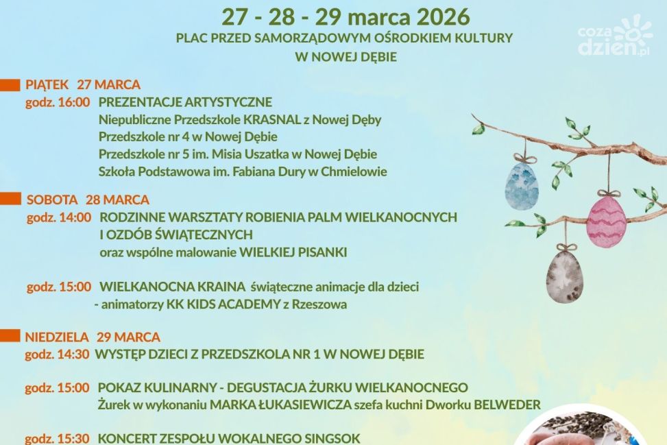 Jarmark Wielkanocny w Nowej Dębie. Trzy dni świątecznych atrakcji