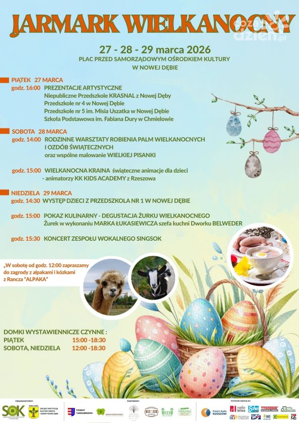 Jarmark Wielkanocny w Nowej Dębie. Trzy dni świątecznych atrakcji