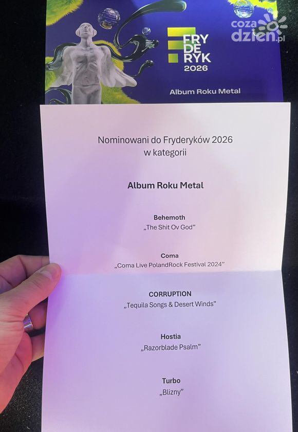 Zespół Corruption z Sandomierza nominowany do Fryderyków 2026