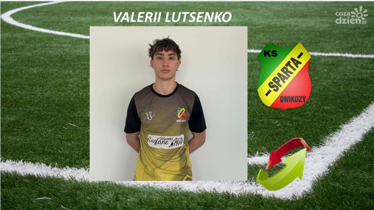 Valerii Lutsenko nowym zawodnikiem Sparty Dwikozy. Debiut okraszony golem