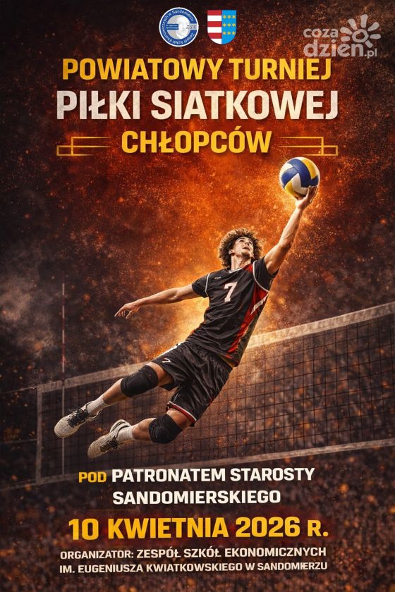 Siatkarskie emocje w Sandomierzu. Powiatowy turniej chłopców już w kwietniu