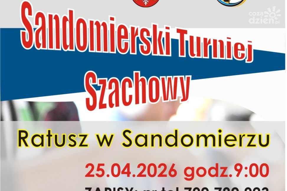 Szachowe emocje w Sandomierzu. Turniej w ratuszu już 25 kwietnia