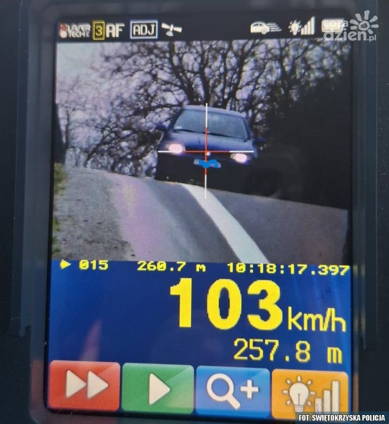 Piracka jazda w terenie zabudowanym. Kierowca stracił prawo jazdy