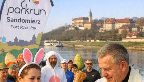 Wielkanocny Parkrun w Porcie Rzecznym w Sandomierzu – bieg i święcenie koszyczków w jednym wydarzeniu