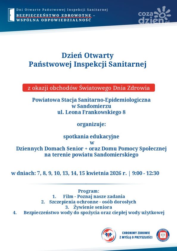 Dni Otwarte sanepidu w Sandomierzu. Spotkania dla mieszkańców