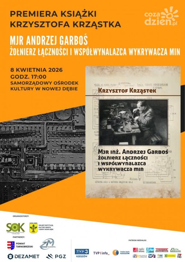 Premiera książki o majorze Andrzeju Garbosiu w Nowej Dębie