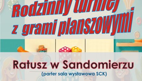 Planszowa sobota pełna emocji. Rodzinny turniej w sandomierskim Ratuszu