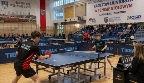 Sandomierz gospodarzem wojewódzkiego święta tenisa stołowego młodzieży
