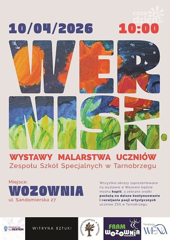 Sztuka bez barier. Wernisaż prac uczniów ZSS w Tarnobrzegu