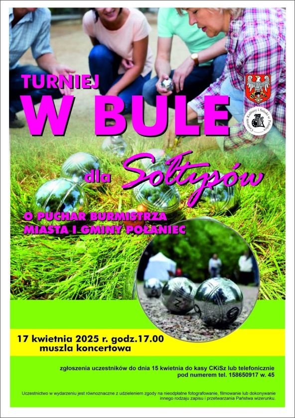 Turniej sołtysów w bule o Puchar Burmistrza w Połańcu
