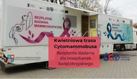 „Cytomaniek” wyrusza w kwietniową trasę – zadbajmy o zdrowie mieszkanek regionu