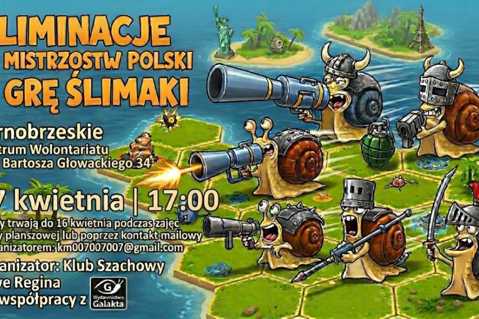 Planszowa rywalizacja w Tarnobrzegu – ruszają eliminacje do mistrzostw Polski w „Ślimaki”