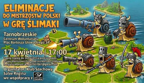 Planszowa rywalizacja w Tarnobrzegu – ruszają eliminacje do mistrzostw Polski w „Ślimaki”