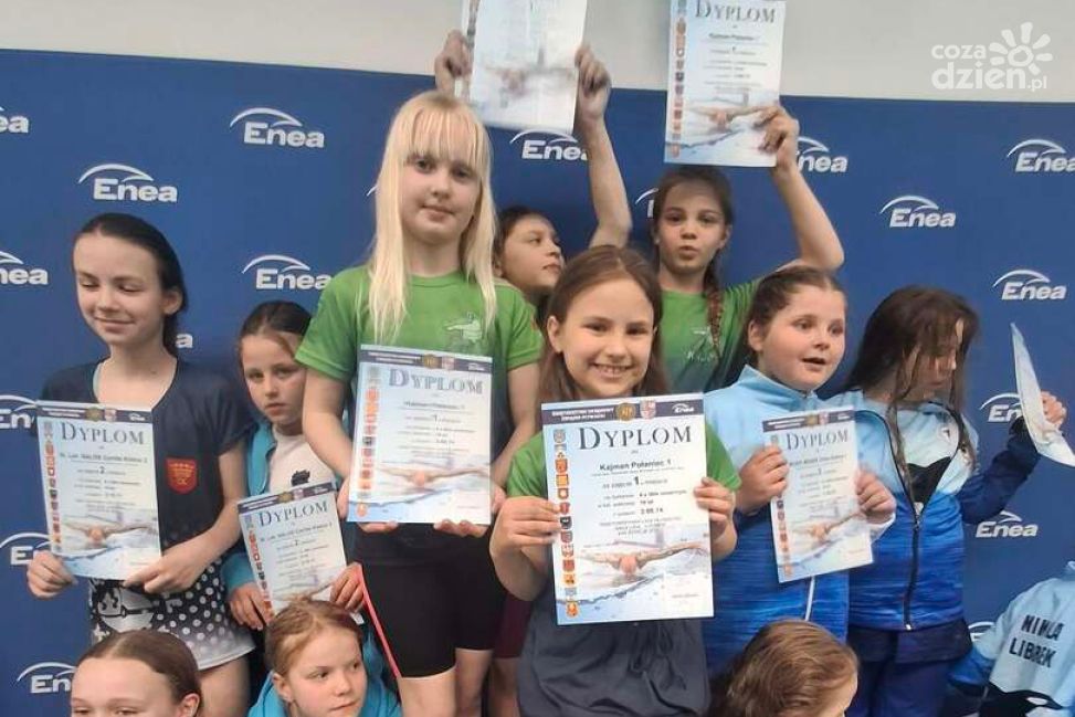 Kajman Połaniec z 18 medalami w Busku-Zdroju! Świetny występ podczas II rundy Małej Świętokrzyskiej Ligi Pływackiej