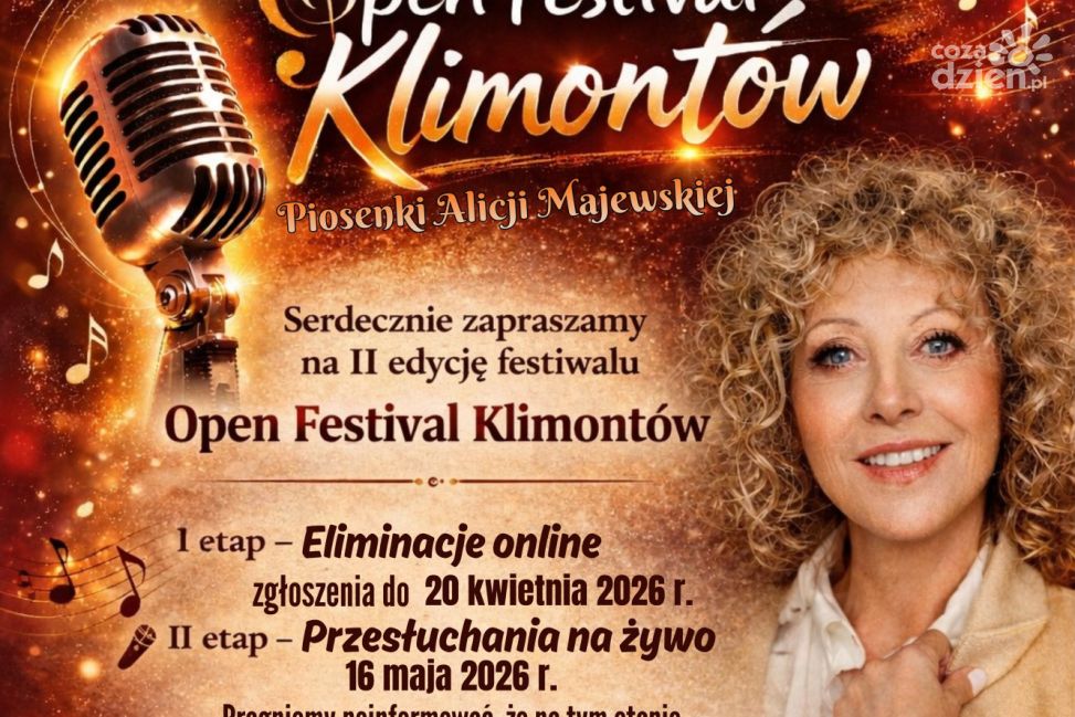 Alicja Majewska oceni wokalne talenty! II edycja Open Festival Klimontów