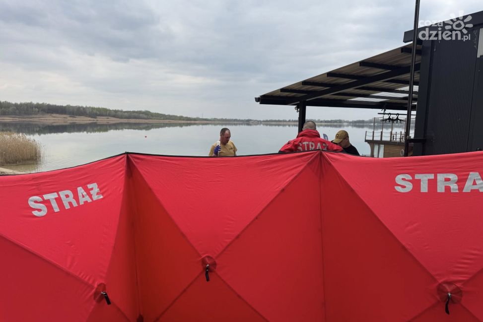 Akcja ratunkowa na Jeziorze Tarnobrzeskim. Nurkowanie zakończone dramatem