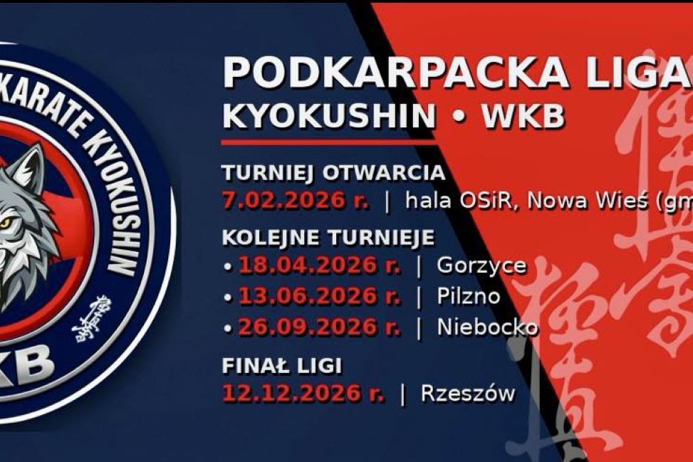 II Turniej Podkarpackiej Ligi Karate Kyokushin WKB już w sobotę w Gorzycach