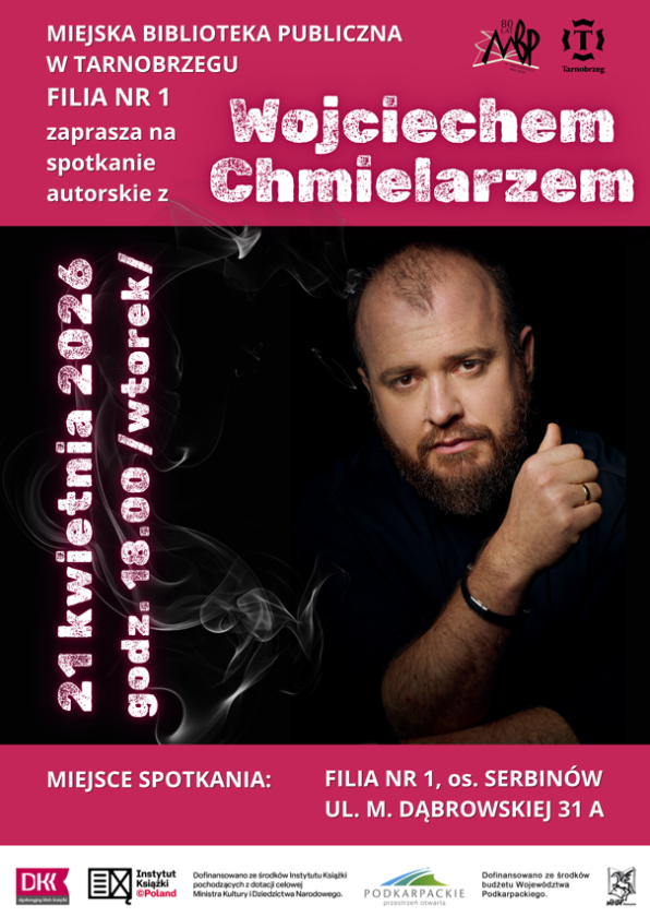 Spotkanie z Wojciechem Chmielarzem w Tarnobrzegu