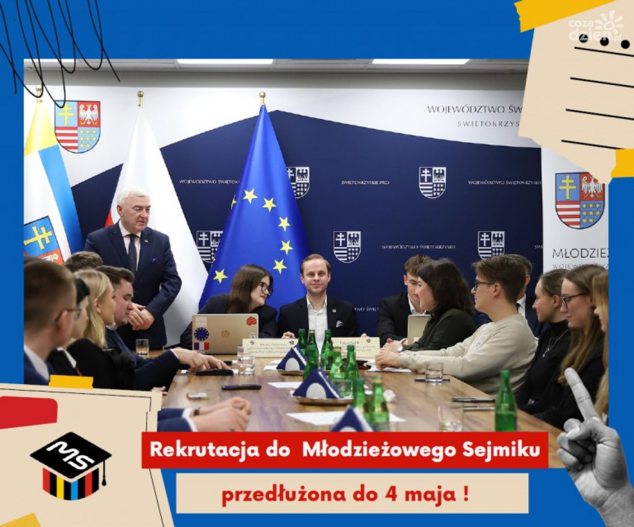 Dłuższy nabór do Młodzieżowego Sejmiku. Szansa także dla młodych z Sandomierza