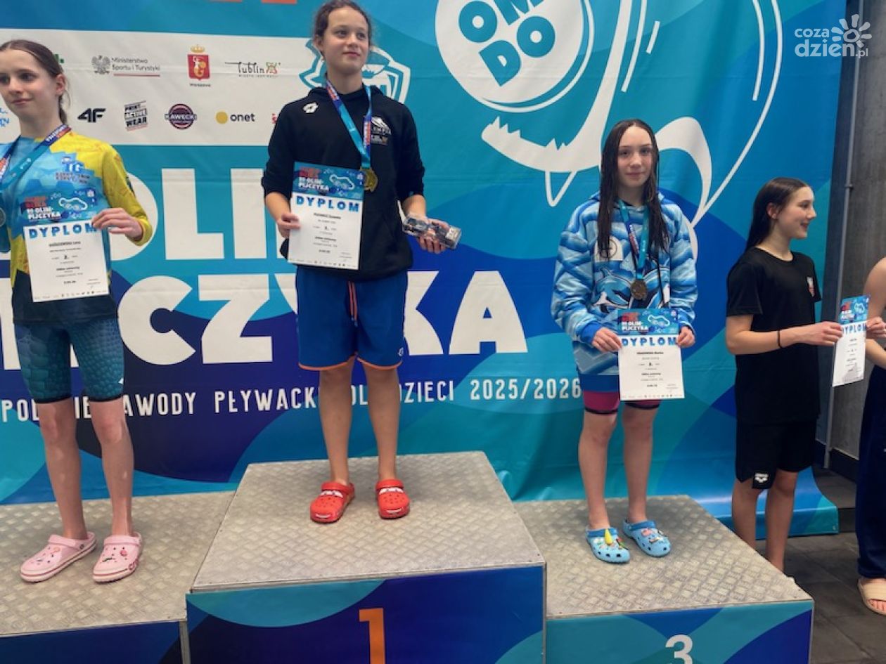 Pięć medali UKS Delfin Tarnobrzeg w Warszawie