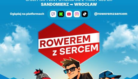 „Rowerem z Sercem”. Charytatywna wyprawa z Sandomierza do Wrocławia już w maju