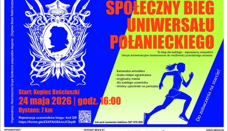 Bieg dla każdego już w maju. Społeczny Bieg Uniwersału Połanieckiego na Kopcu Kościuszki