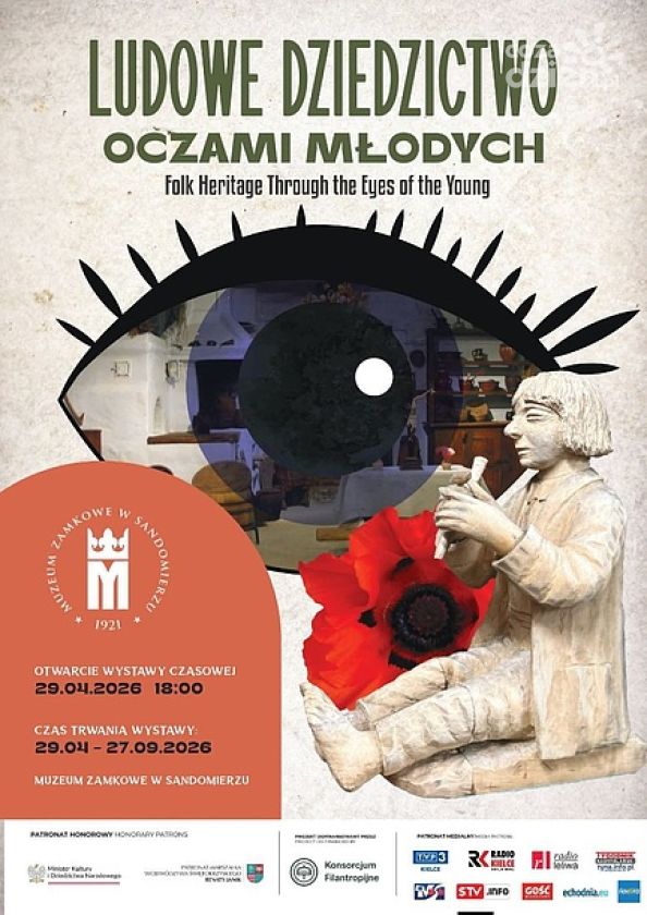 „Ludowe dziedzictwo oczami młodych” w Sandomierzu. Wystawa tworzona przez uczniów już od 30 kwietnia