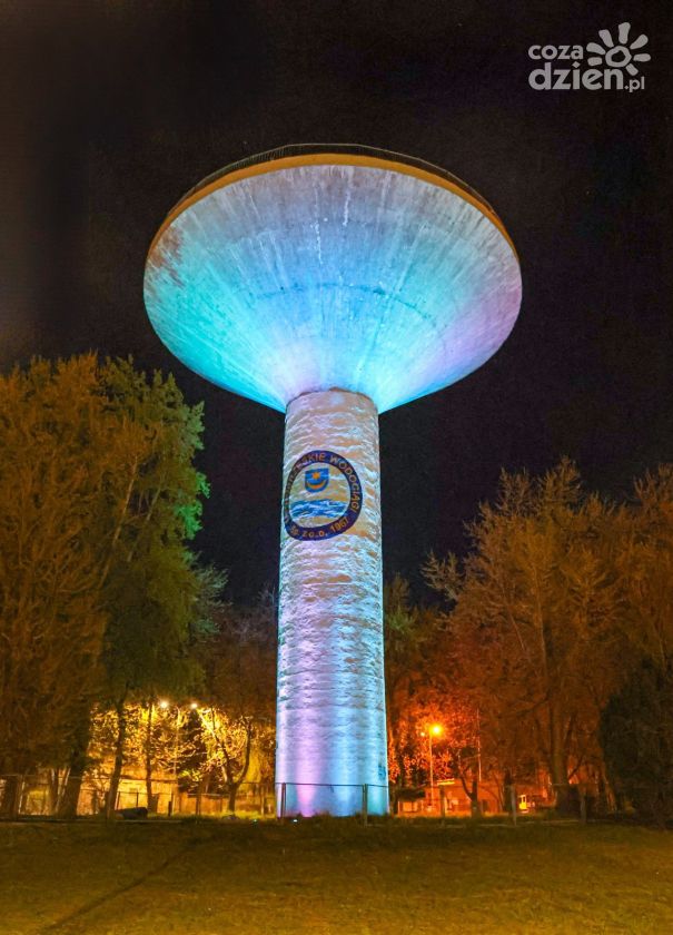 Tarnobrzeg. Wieczorna iluminacja „grzyba” po raz pierwszy już dziś