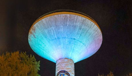 Tarnobrzeg. Wieczorna iluminacja „grzyba” po raz pierwszy już dziś