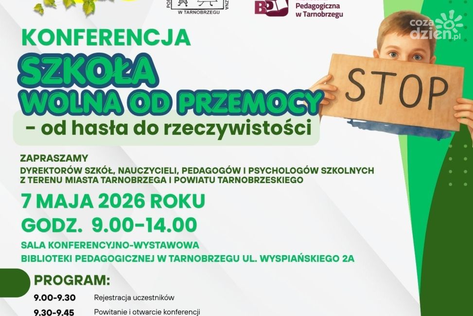 Szkoła bez przemocy w praktyce – konferencja dla edukatorów w Tarnobrzegu