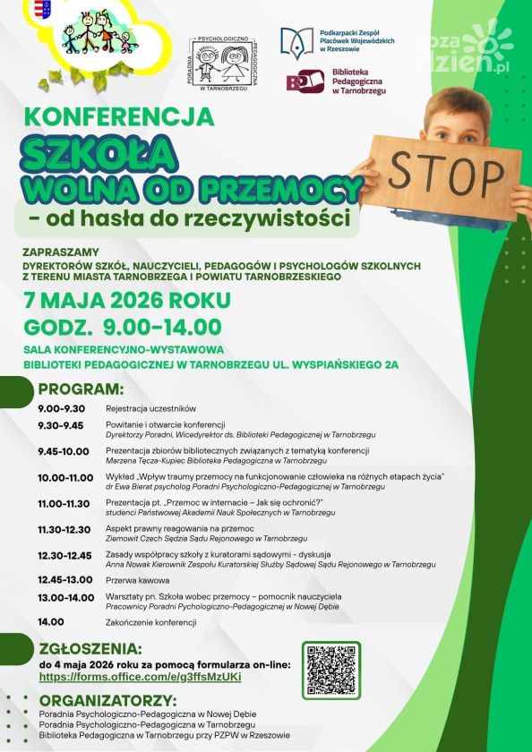 Szkoła bez przemocy w praktyce – konferencja dla edukatorów w Tarnobrzegu