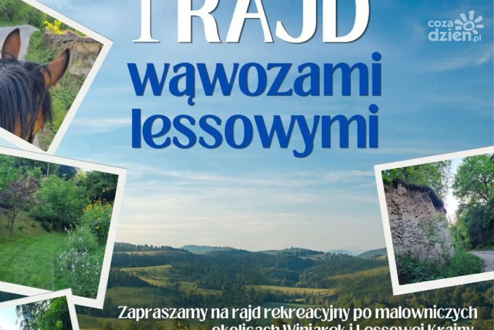 Rekreacyjna wyprawa przez lessowe wąwozy. Winiarki zapraszają na wyjątkowy rajd