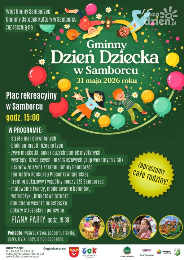 Samborzec zaprasza na radosne święto dzieci i rodzin