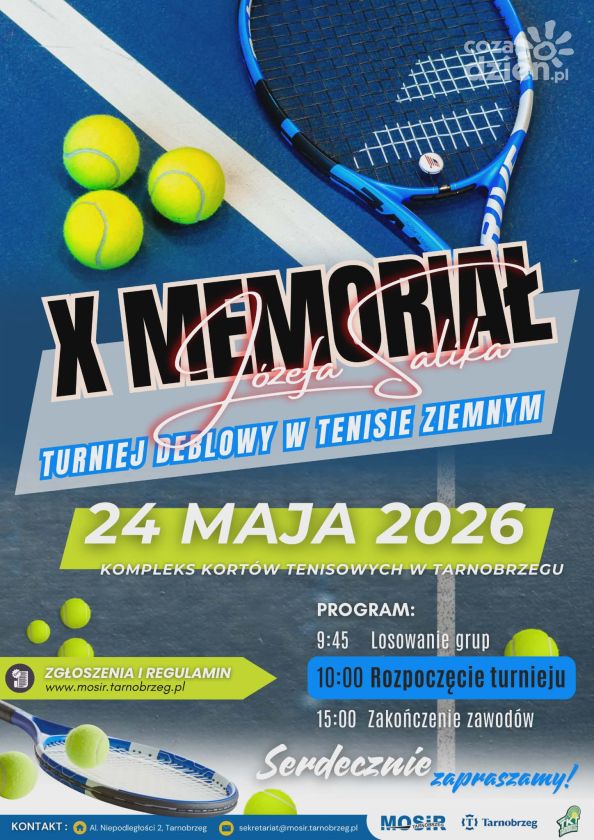 Tenisowe święto w Tarnobrzegu. Przed nami X Memoriał Józefa Salika