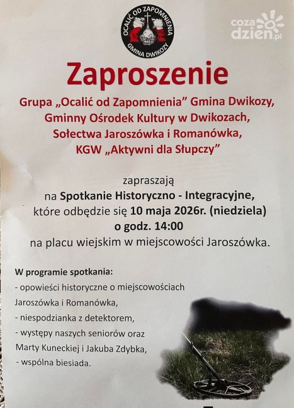 Historia i integracja w Jaroszówce – mieszkańcy spotkają się na wspólnym wydarzeniu