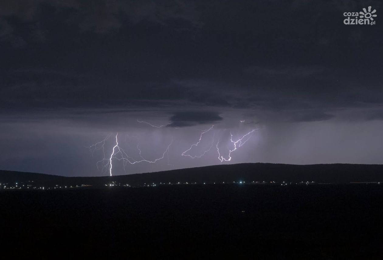 Ostrzeżenie meteorologiczne dla powiatu sandomierskiego. Możliwe burze, silny wiatr i grad