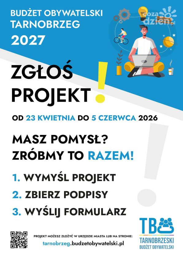 Sportowe pomysły mieszkańców mogą zmienić Tarnobrzeg. Ruszył nabór do Budżetu Obywatelskiego 2027