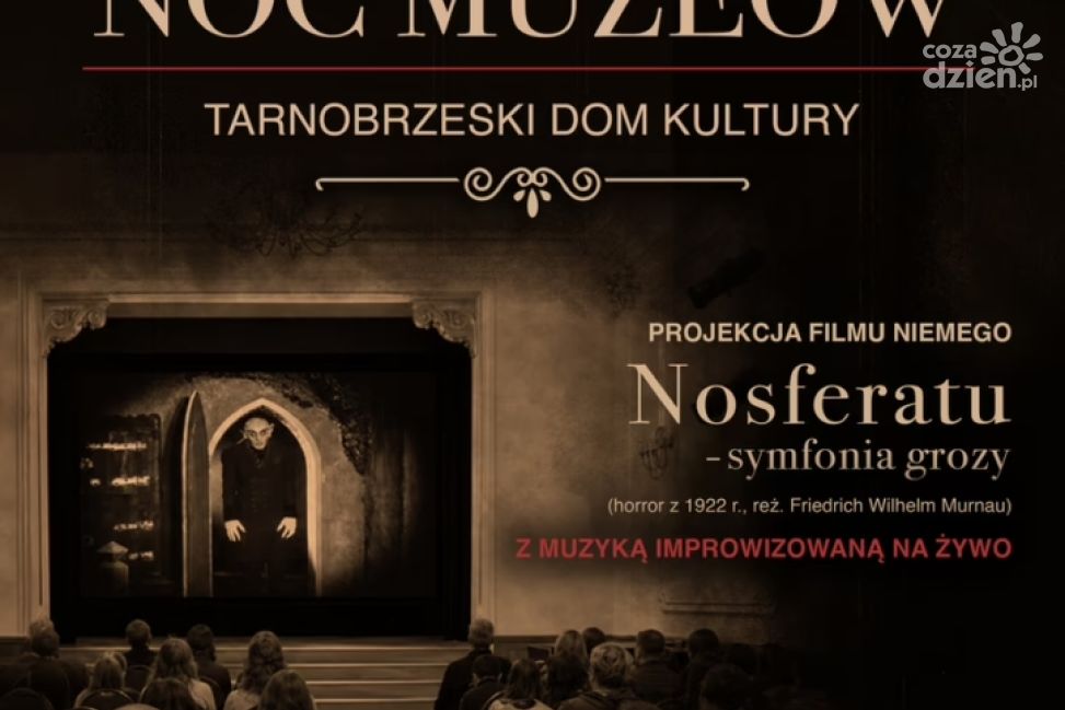 „Nosferatu” z muzyką na żywo w Tarnobrzegu. Klasyka horroru podczas Nocy Muzeów