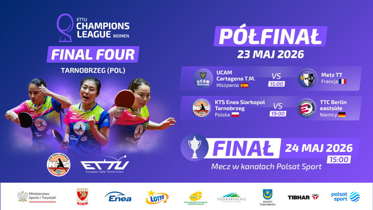 Historyczny turniej Final Four Ligi Mistrzyń w Tarnobrzegu. Najlepsze drużyny Europy powalczą o trofeum