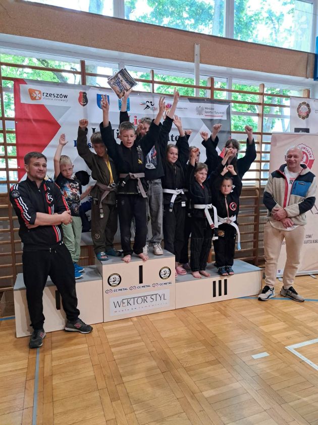 Młodzi wojownicy ze Stalowej Woli i Sandomierza z medalami w Strzyżowie