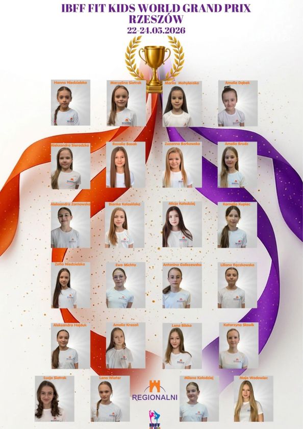 Zawodniczki „Regionalnych” wystąpią w World Grand Prix Fit Kids w Rzeszowie