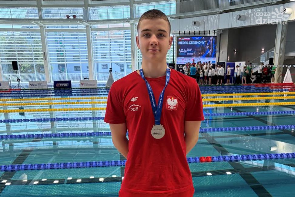 Albert Borkowski ze srebrnym medalem V4 Olympic Hopes Meet w Koszycach